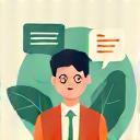 Icon symbolizing sharing travel vision and consultation.
