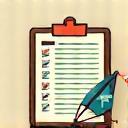 Icon representing a custom-crafted travel itinerary document.